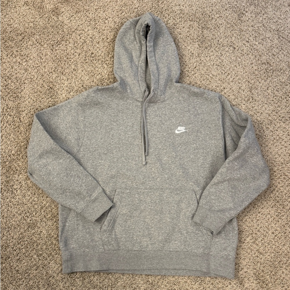 NIKE PULLOVER HOODIE WITH EMBROIDERED LOGO SIZE XL